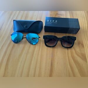 2 pairs of Diff sunglasses